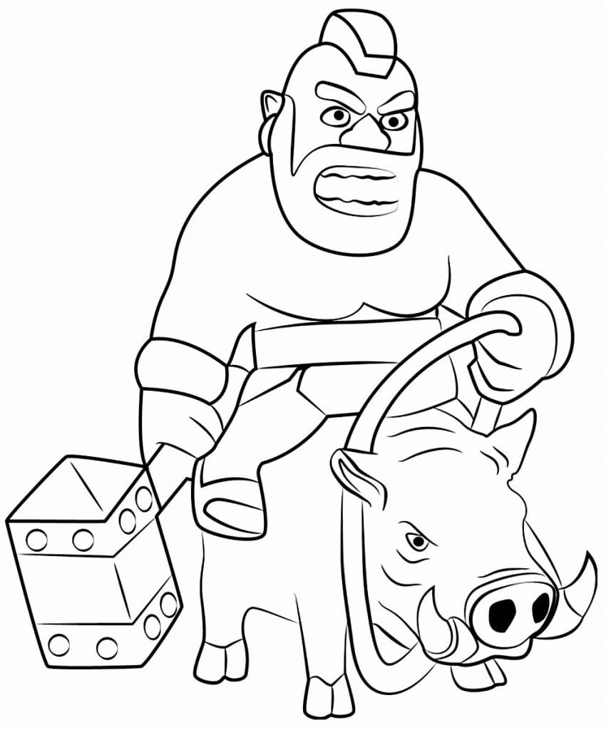 50+ Desenhos de Clash Royale para colorir - Como fazer em casa