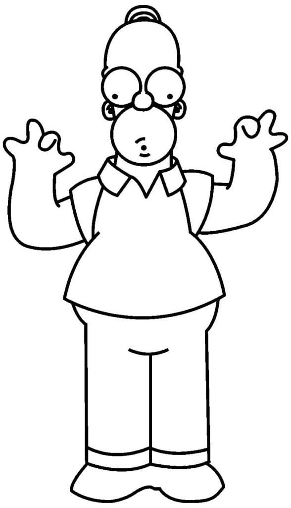 50+ Desenhos dos Simpsons para colorir | Como fazer em casa