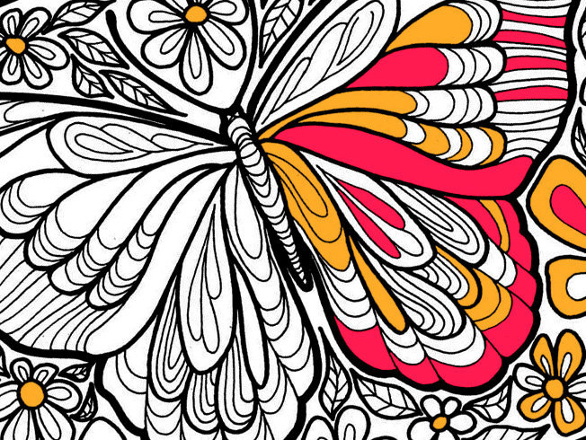 desenhos de borboleta para colorir