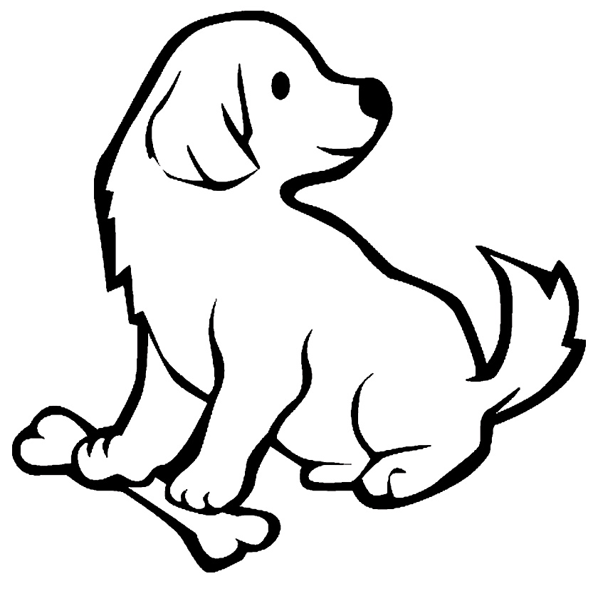 Desenho de cachorro para imprimir