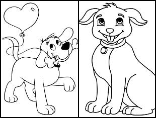 desenhos-de-cachorrinhos-para-colorir-capa-3 Desenhos de cachorrinhos para colorir