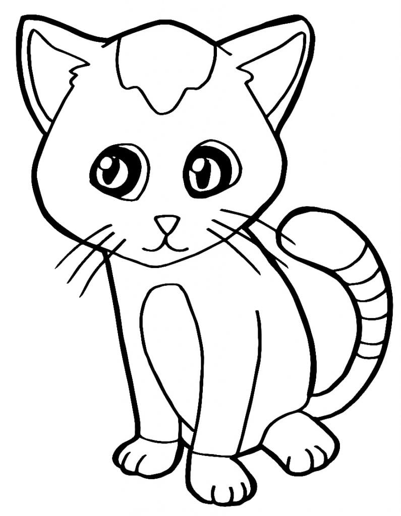 Desenhos De Gatinhos Para Colorir Como Fazer Em Casa