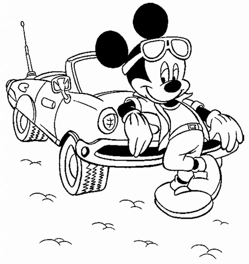 50+ Desenhos do Mickey para colorir e imprimir - Como fazer em casa