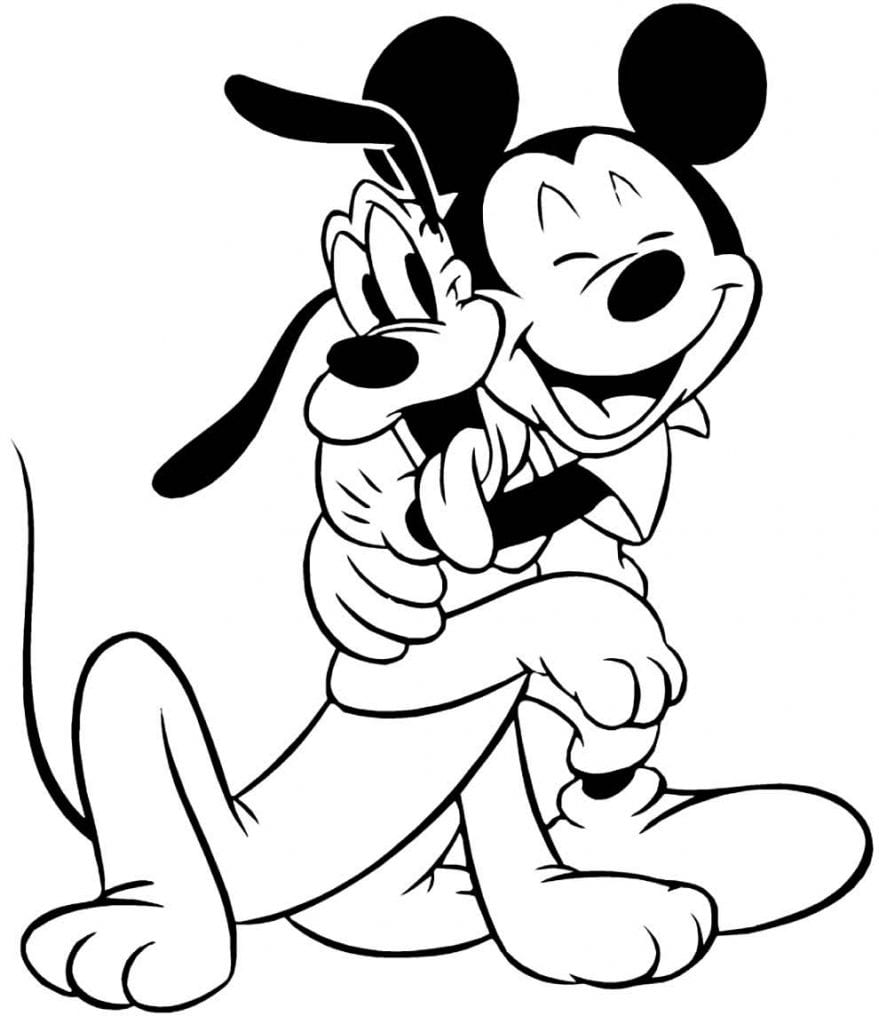 50+ Desenhos do Mickey para colorir e imprimir - Como fazer em casa