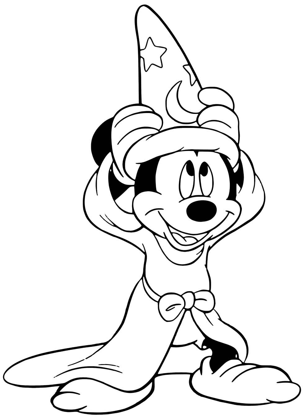 Desenho do Mickey mágico