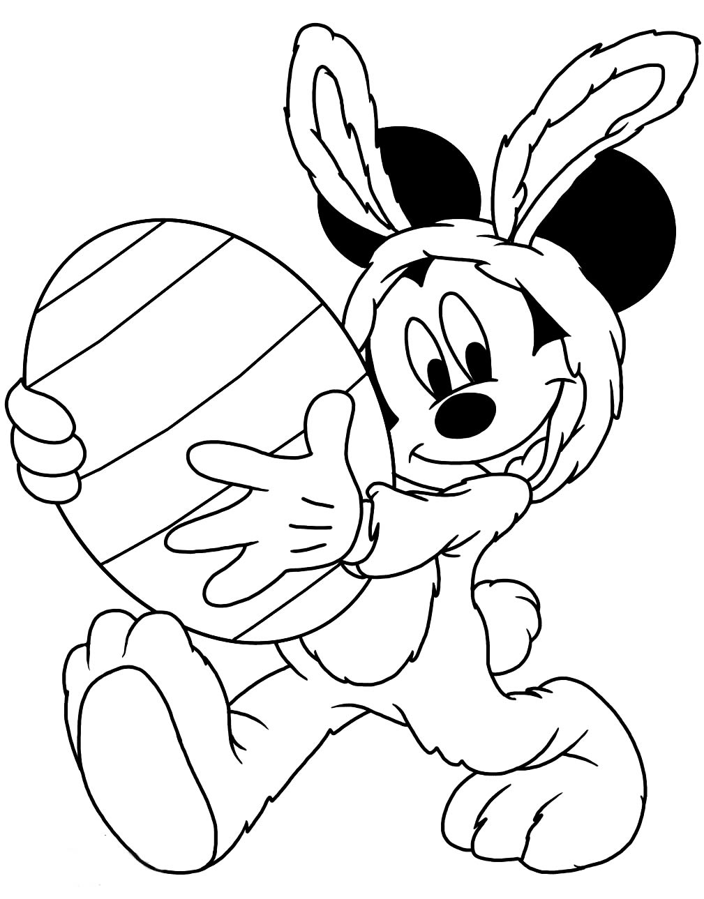 Desenho para colorir do Mickey