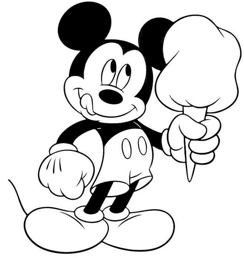 50+ Desenhos do Mickey para colorir e imprimir - Como fazer em casa