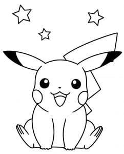 Coloriages Pikachu à imprimer et colorier  Maison Bonte  Votre Guide