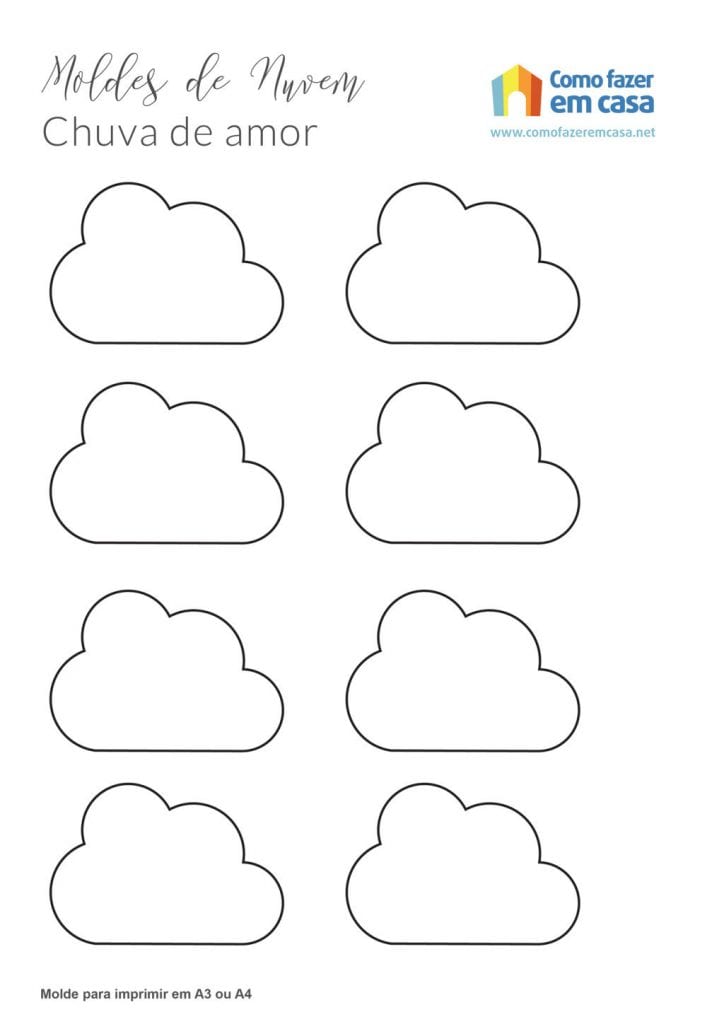 Featured image of post Molde De Nuvem Para Imprimir Como imprimir os moldes especiais chuva de amor menino