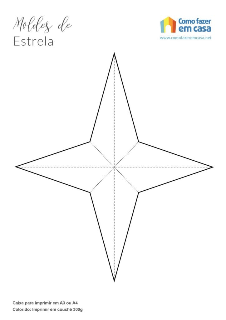 estrela de 4 pontas