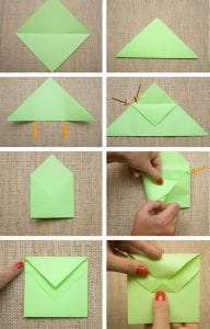 Como Fazer Envelopes Diferentes de Papel  Como fazer em casa