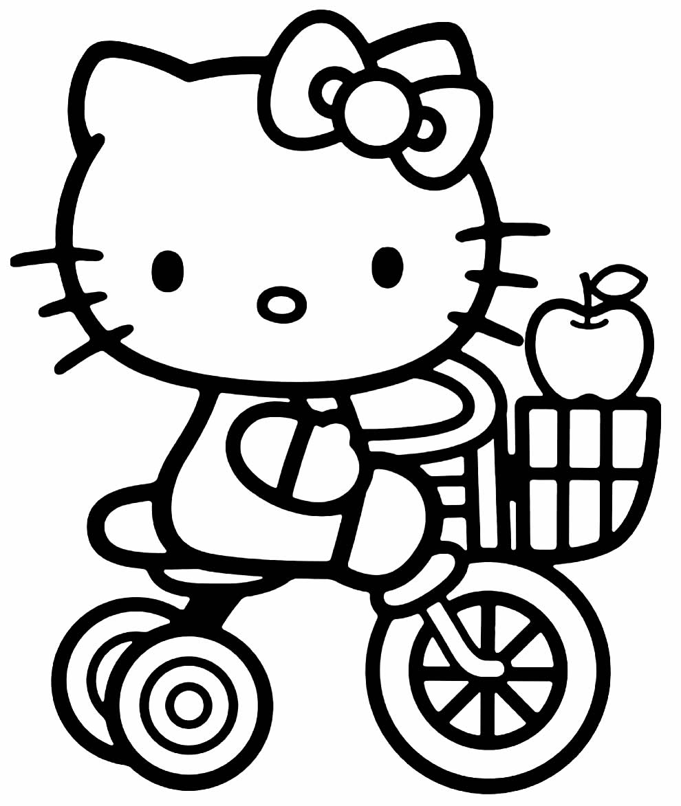 Imagem da Hello Kitty para pintar