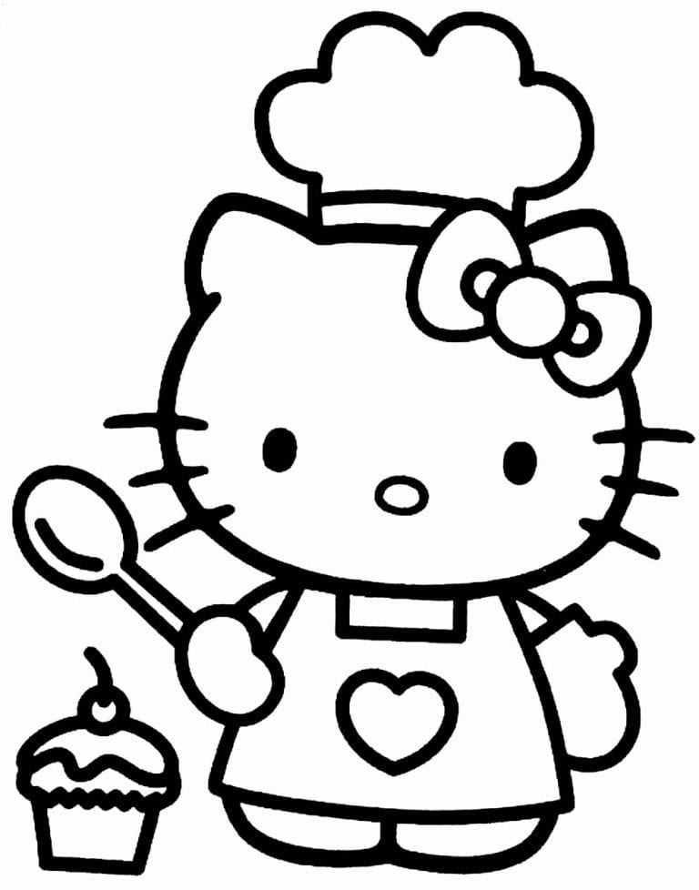 50 Desenhos Para Colorir Da Hello Kitty Como Fazer Em Casa 2591