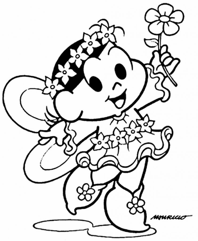 30+ Desenhos para colorir da Magali - Como fazer em casa