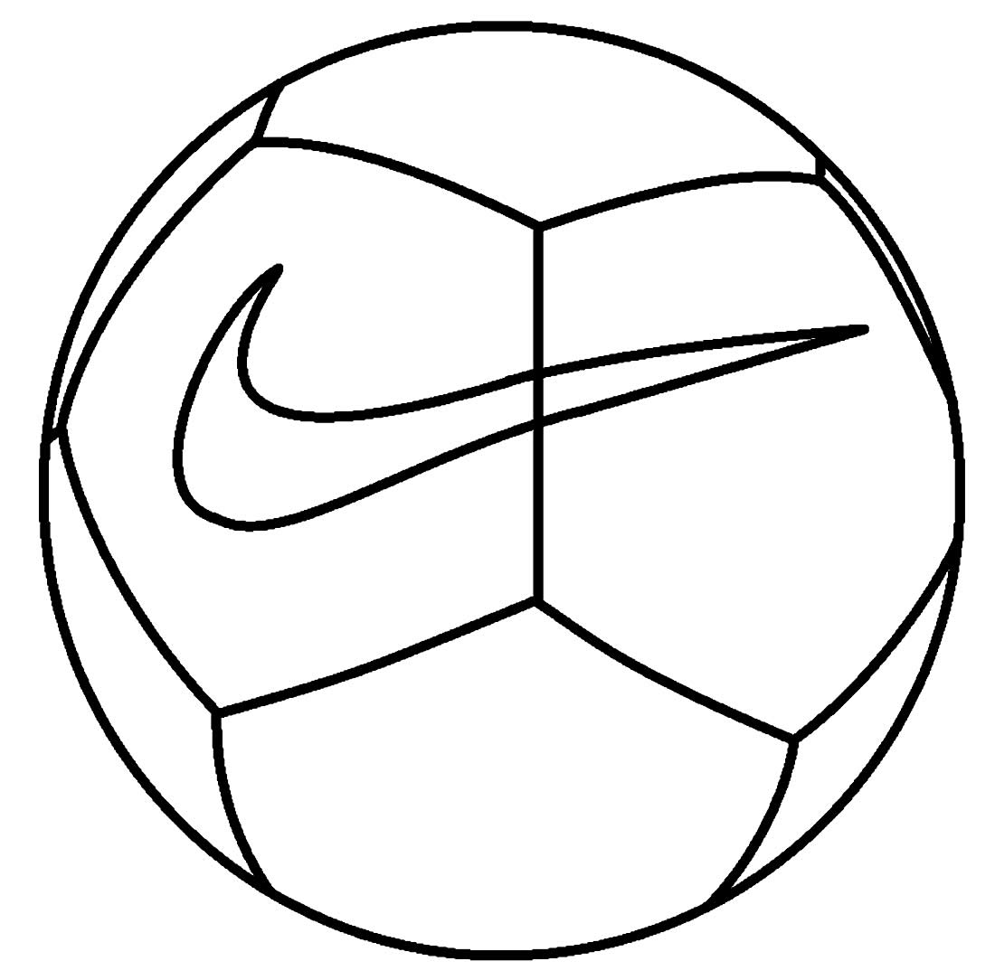 Desenho de bola para pintar