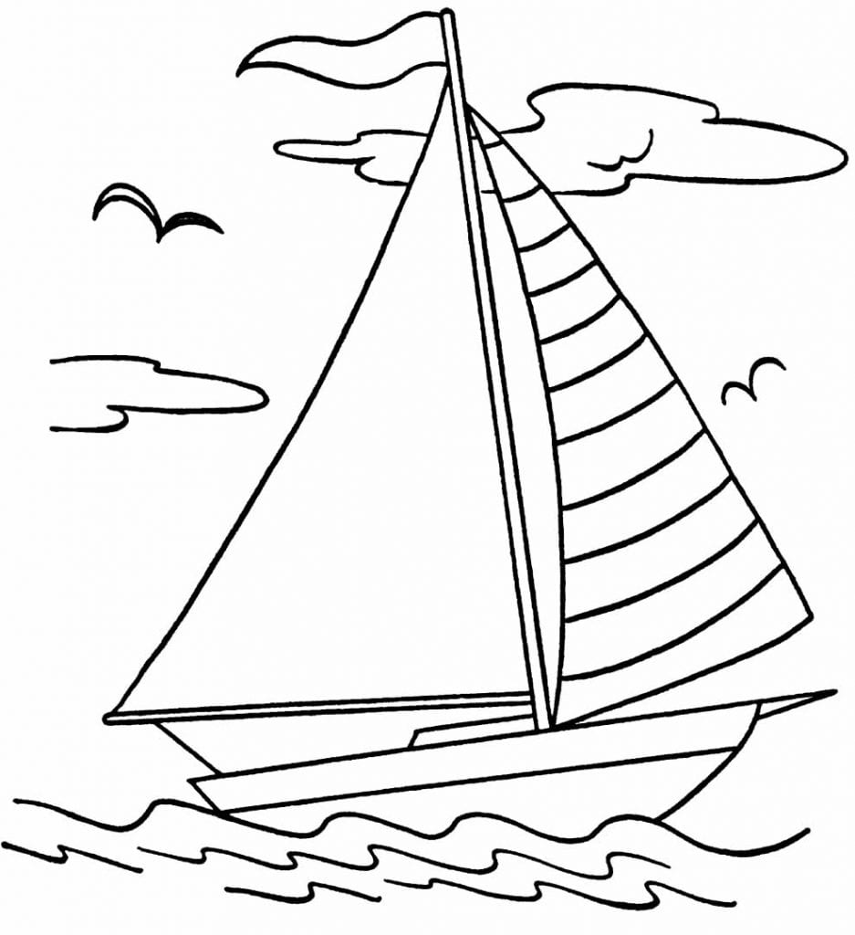 30+ Desenhos de Barcos e Navios para colorir Como fazer em casa