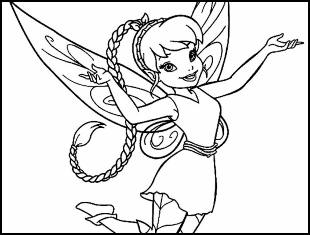 Desenhos de fada para imprimir e colorir