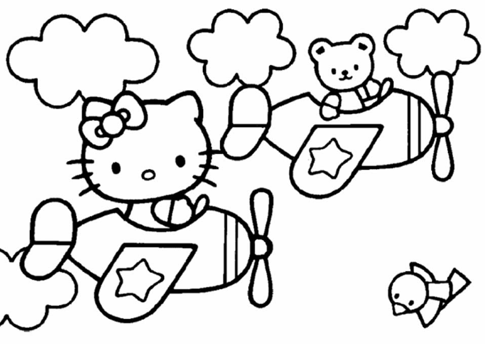Imagem da Hello Kitty para imprimir