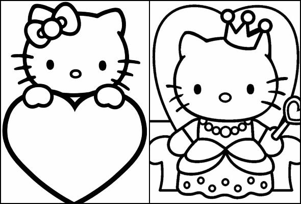 50+ Desenhos para colorir da Hello Kitty - Como fazer em casa