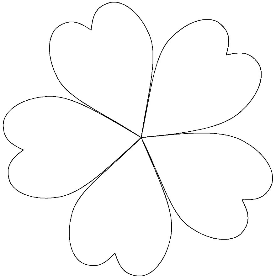 Molde de flor de papel