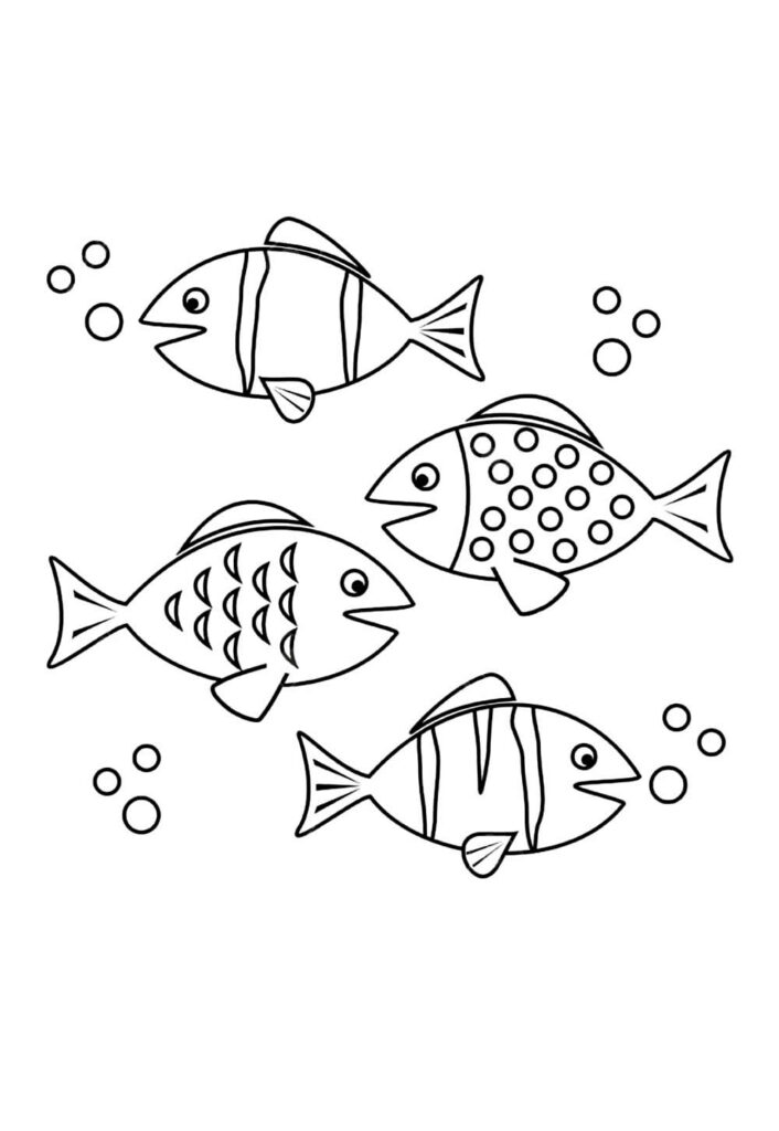 Desenho de Peixinhos