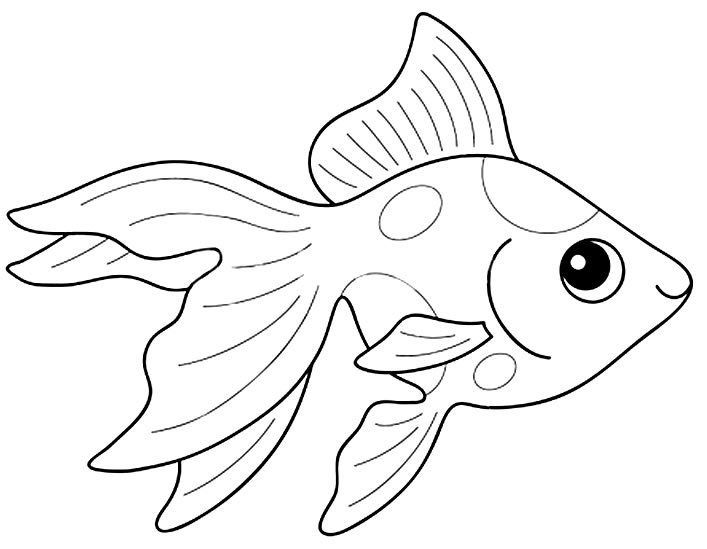 Desenho de peixinho para colorir