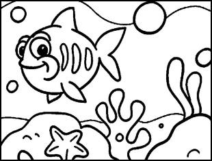 Peixinhos para colorir: 20 desenhos lindos