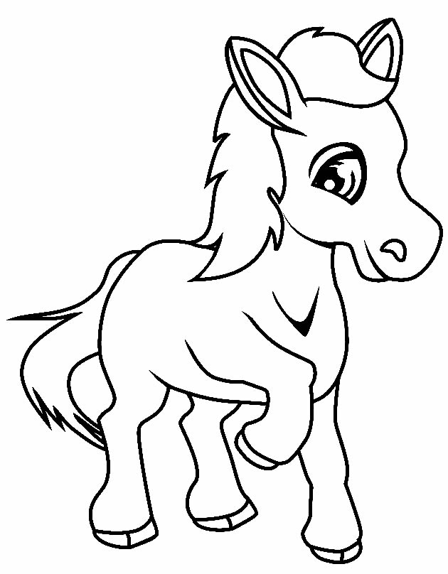 Como desenhar um Cavalo - desenhos para crianças 