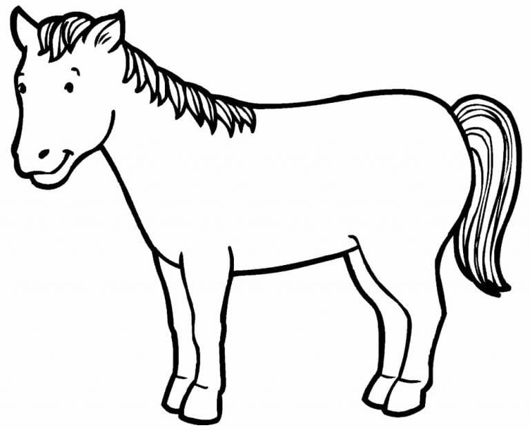50+ Desenhos para colorir de Cavalos - Como fazer em casa