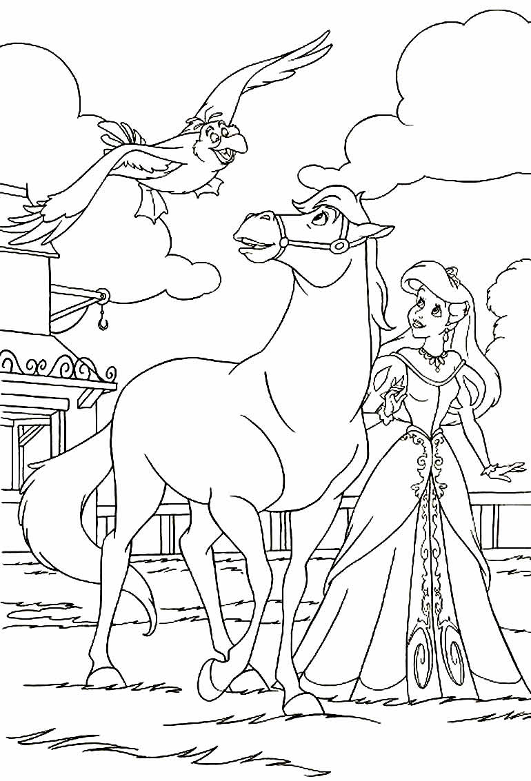 Desenho lindo de Cavalo para colorir