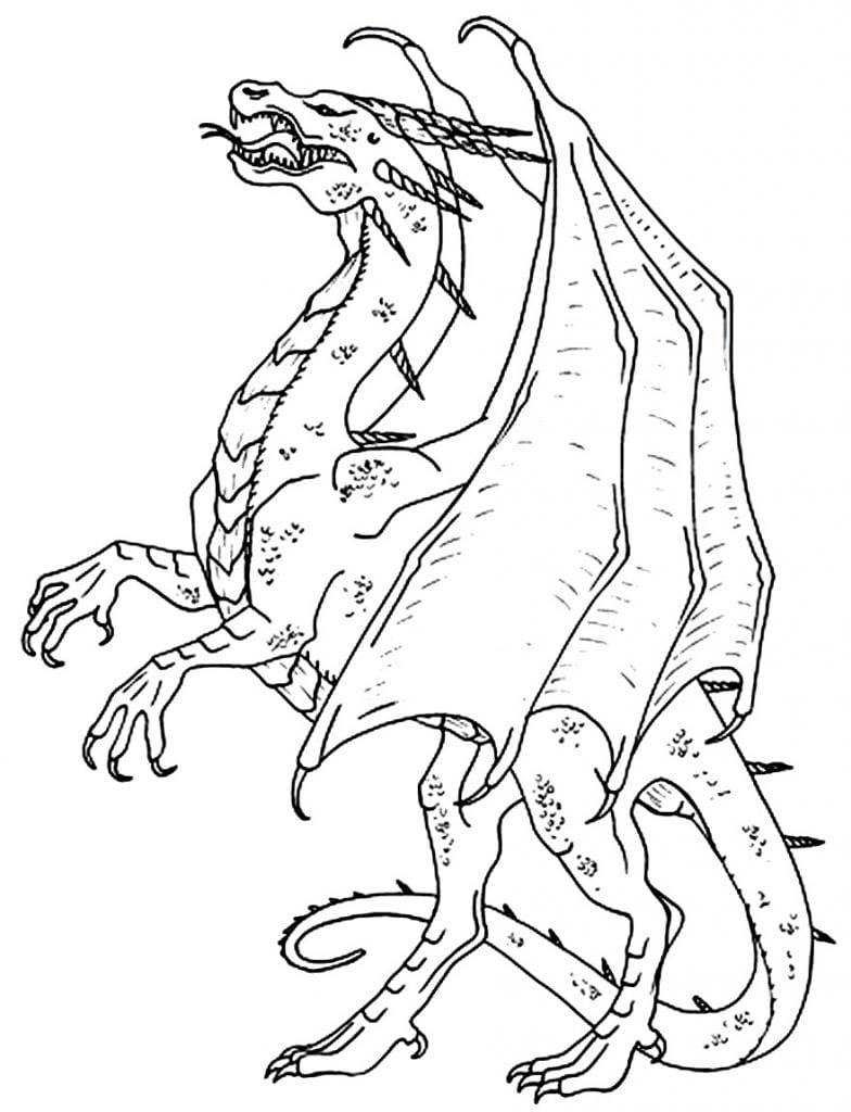 50+ Desenhos para colorir de Dragão - Como fazer em casa