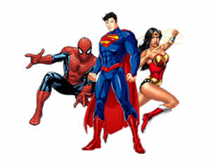 Desenhos de Super-Heróis para pintar