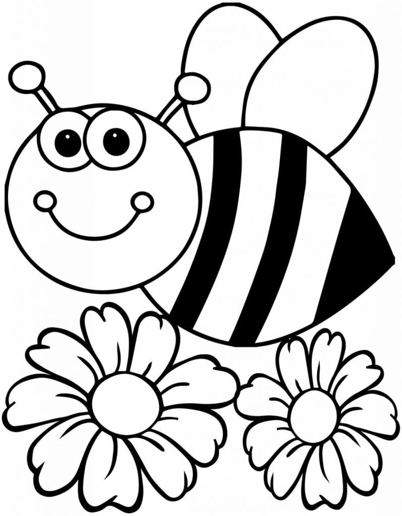 50+ Desenhos para colorir de Abelhinha Como fazer em casa