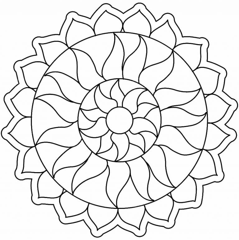 50+ Desenhos de Mandala para imprimir e colorir - Como fazer em casa