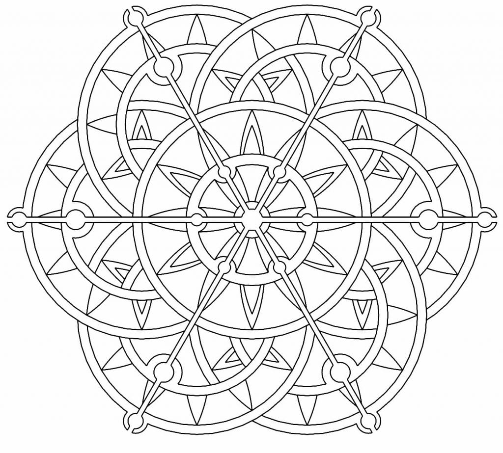 50+ Desenhos de Mandala para imprimir e colorir - Como fazer em casa