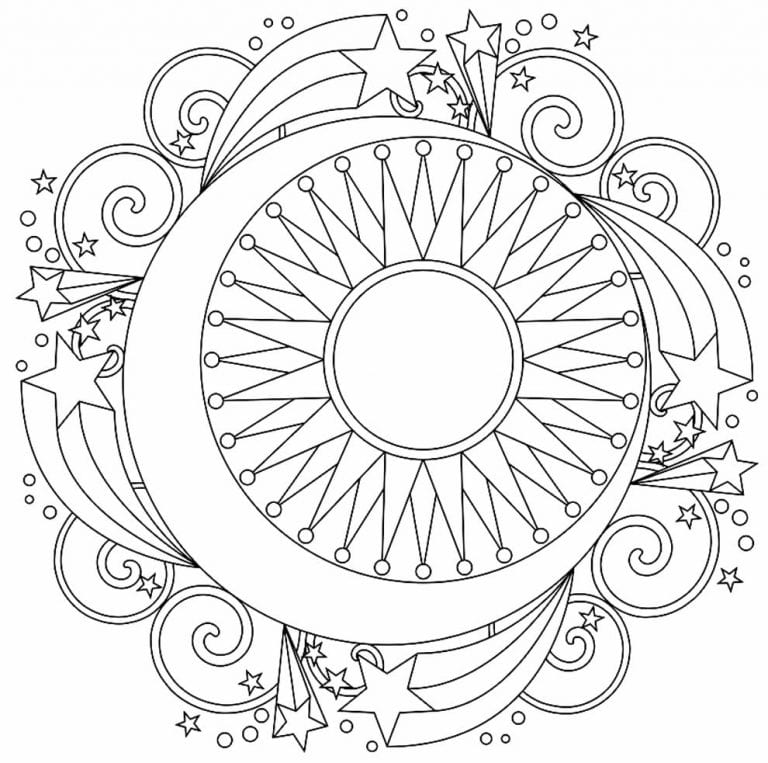 50+ Desenhos de Mandala para imprimir e colorir - Como fazer em casa