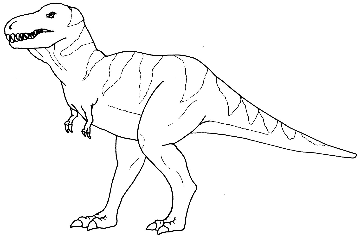 50+ Desenhos para colorir de dinossauro T-Rex - Dicas Práticas