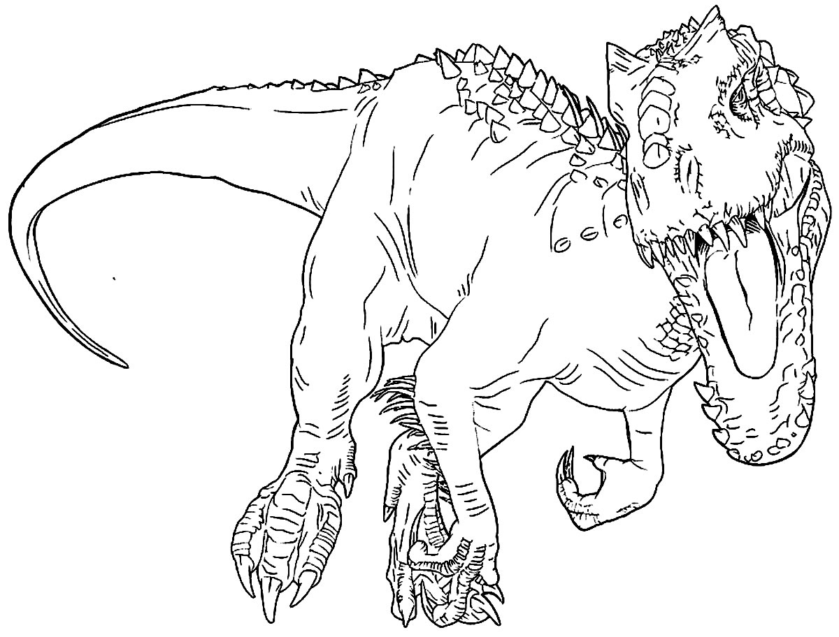 Imagem de T-Rex para pintar