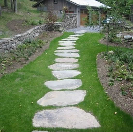 Pedras para caminhos de jardim