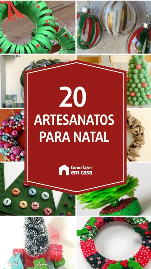 20 artesanatos para Natal que vão deixar sua decoração linda -