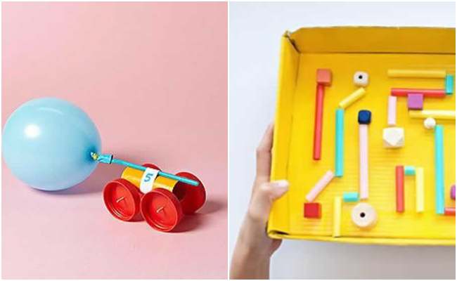 Brinquedos com reciclagem para o Dia das Crianças