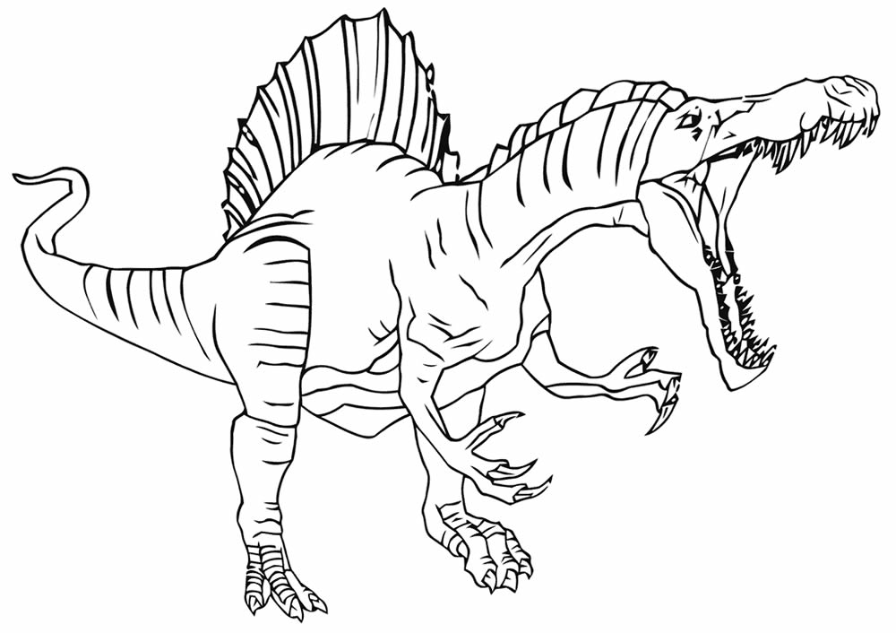 Desenho de Dinossauro para colorir