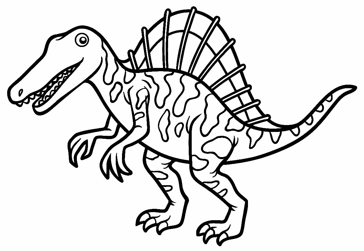 Imagem de Dinossauro para colorir