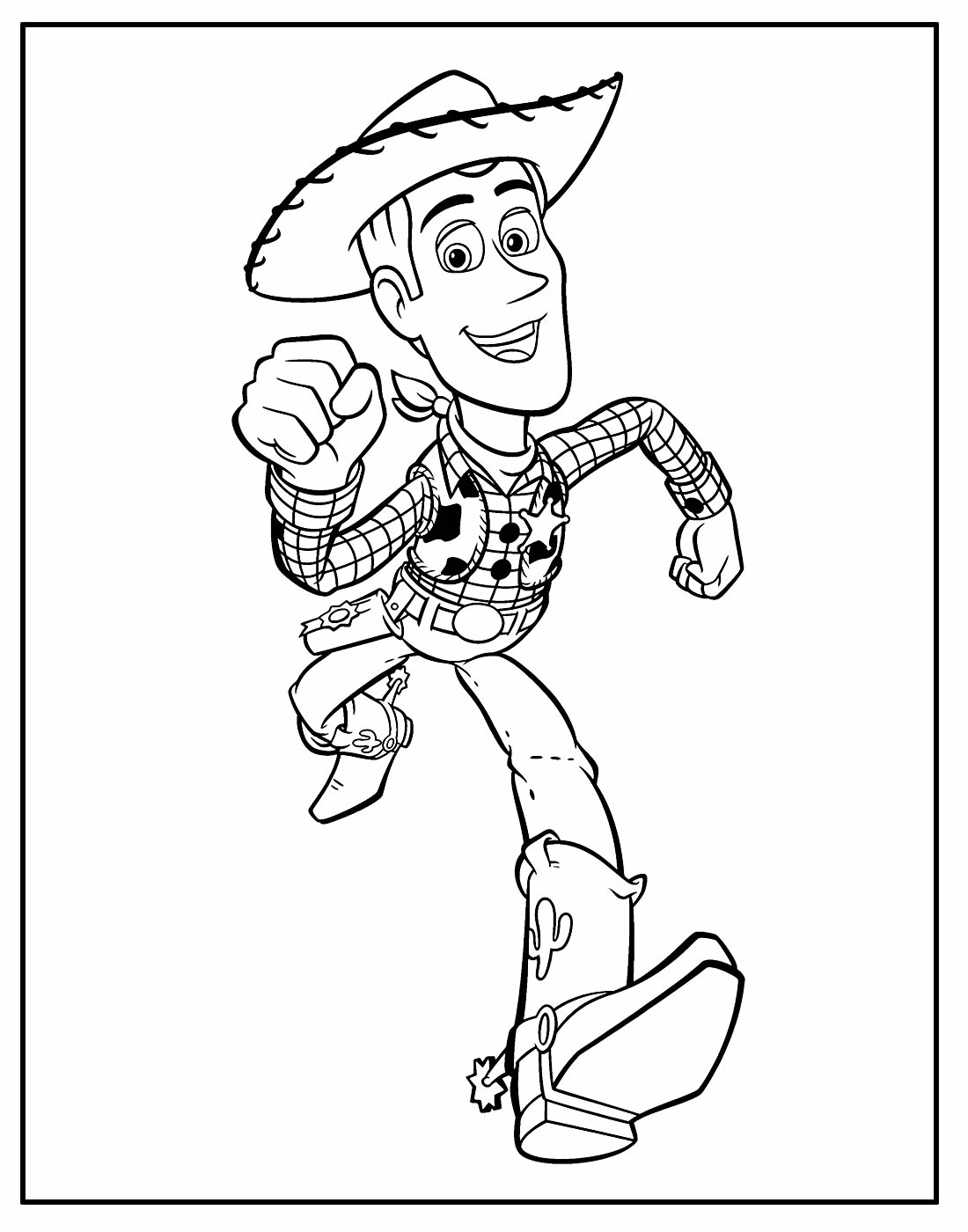 Desenho para colorir de Toy Story