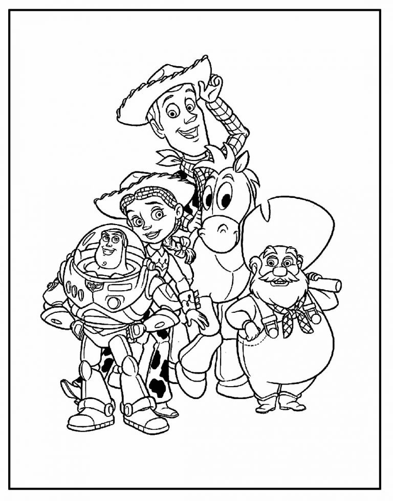 30+ Desenhos de Toy Story para colorir e imprimir - Como fazer em casa