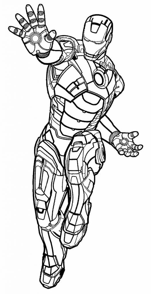 30+ Desenhos de Homem de Ferro para pintar - Como fazer em casa