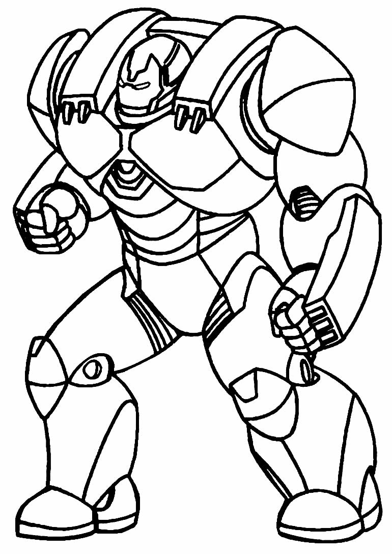 Desenhos para colorir Homem de Ferro