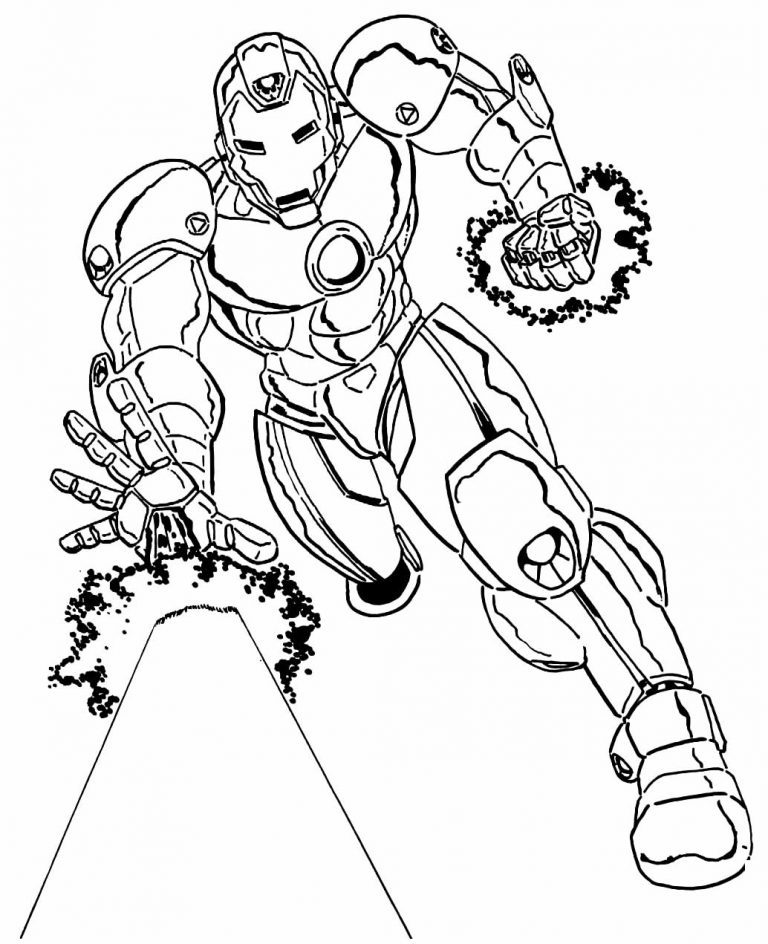 30+ Desenhos de Homem de Ferro para pintar - Como fazer em casa