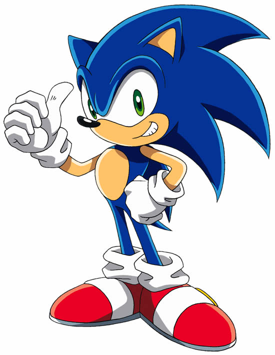 Desenho de Sonic