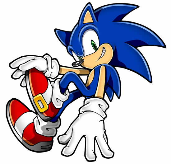 Desenho de Sonic
